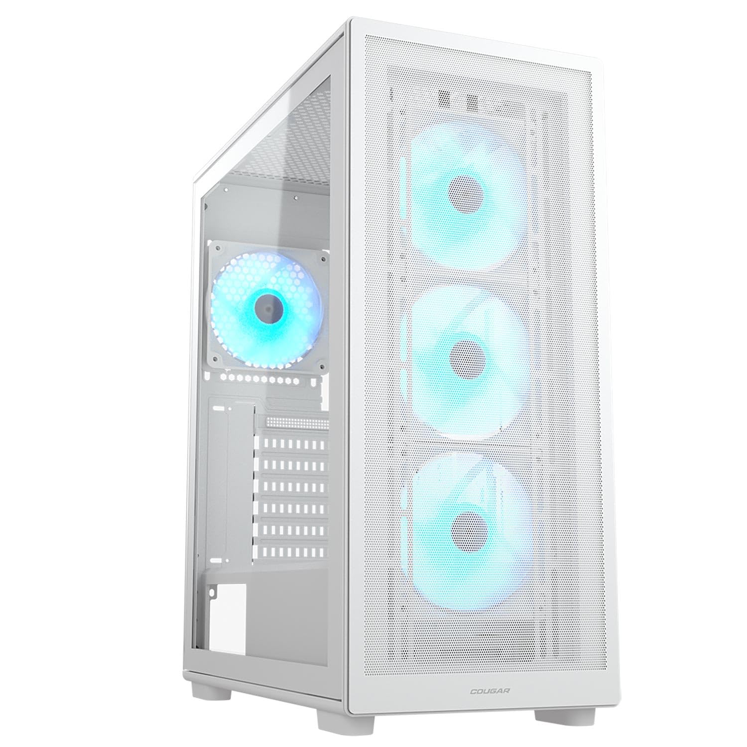 COUGAR MX220RGBWhite PC ケース Cougar MX220 RGB PC Gaming Case Mid Tower - White|Supports Mini